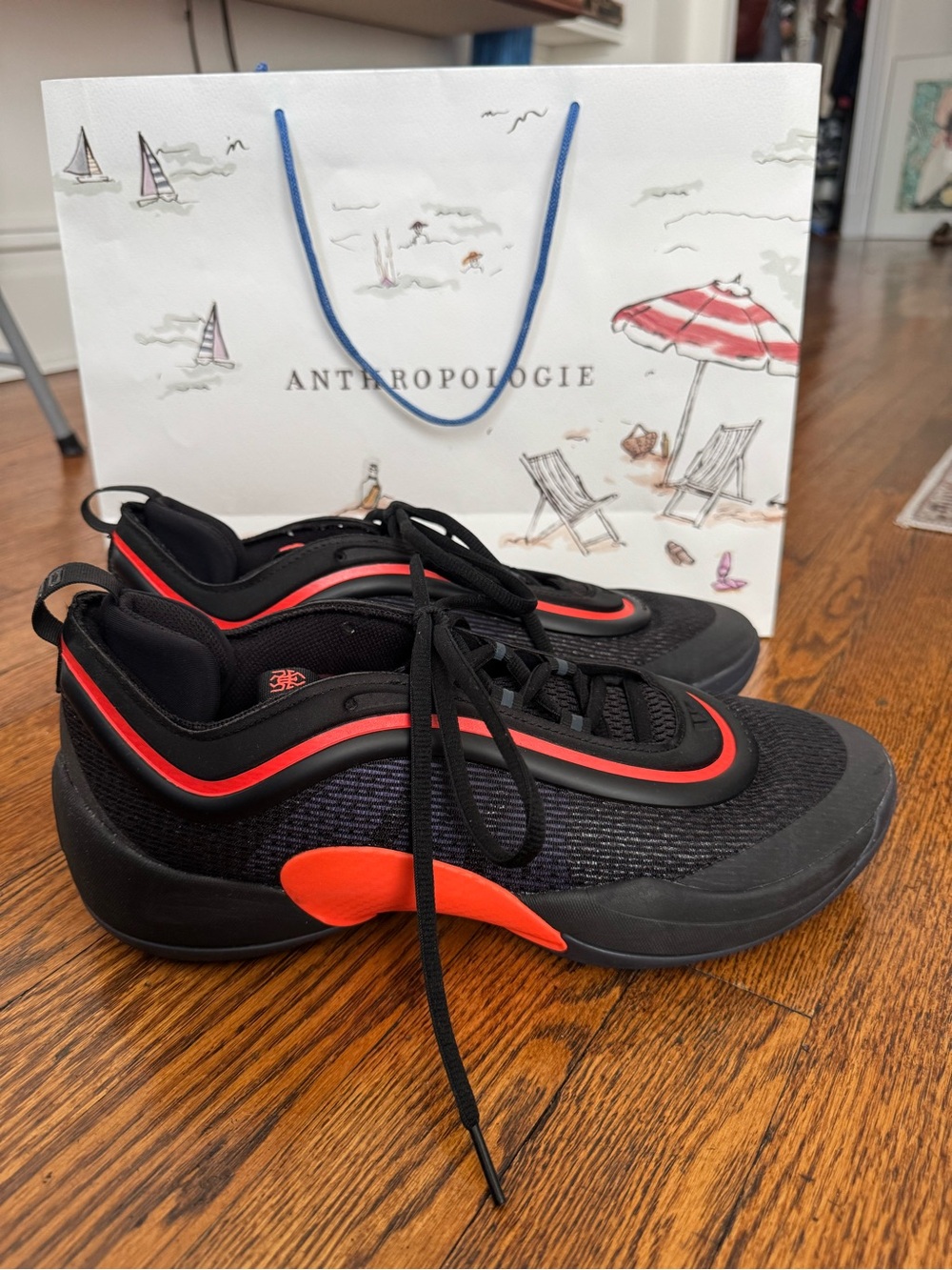 adidas Men's Black & Red Low-Top Donovan Mitchell Sneakers
